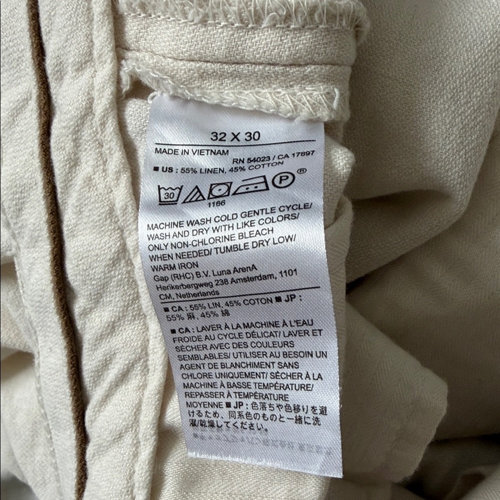 Banana Republic Men's Linen Pants 32x30 - Picture 3 of 3
